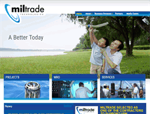 Tablet Screenshot of miltrade.com.sg